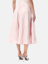 Rotate light pink floral maxi skirt -  | Spazio Pritelli