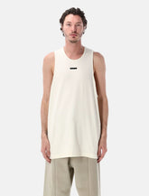 Essentials Fear of God ivory ribbed tank top -  | Spazio Pritelli