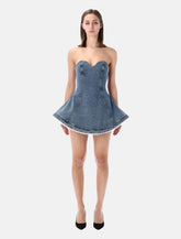 Magda Butrym denim bustier dress -  | Spazio Pritelli