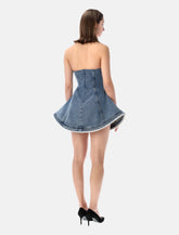 Magda Butrym denim bustier dress -  | Spazio Pritelli