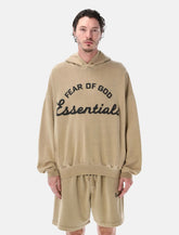 Essentials Fear of God sand Training 90s hoodie -  | Spazio Pritelli