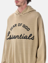 Essentials Fear of God sand Training 90s hoodie -  | Spazio Pritelli