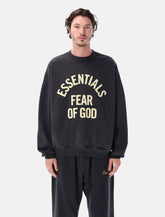Essentials Fear of God black Campus 90s crewneck sweatshirt -  | Spazio Pritelli
