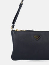 Prada Leather Pouch with Logo -  | Spazio Pritelli