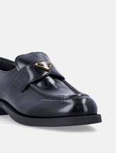 Prada brushed leather loafers -  | Spazio Pritelli