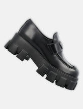 Prada Women's Monolith Brushed Leather Loafers -  | Spazio Pritelli