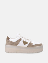 Prada Downtown leather sneakers -  | Spazio Pritelli