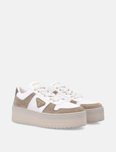 Prada Downtown leather sneakers -  | Spazio Pritelli
