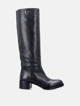 Prada Tall Leather Boots -  | Spazio Pritelli