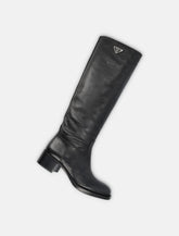 Prada Tall Leather Boots -  | Spazio Pritelli