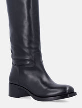 Prada Tall Leather Boots -  | Spazio Pritelli