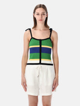 Polo Ralph Lauren Color-block cable-knit tank -  | Spazio Pritelli