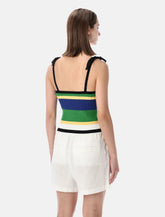 Polo Ralph Lauren Color-block cable-knit tank -  | Spazio Pritelli