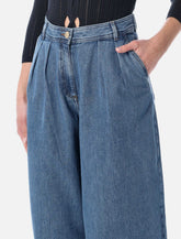 Sessùn Diegui pleated wide-leg jeans -  | Spazio Pritelli