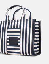 Marc Jacobs The Stripe Canvas medium tote bag -  | Spazio Pritelli