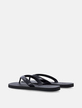 Prada brushed leather flip-flops -  | Spazio Pritelli