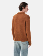 Sunflower cotton linen polo sweater -  | Spazio Pritelli