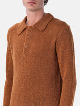 Sunflower cotton linen polo sweater -  | Spazio Pritelli