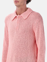 Sunflower cotton linen polo sweater -  | Spazio Pritelli