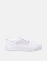 Moncler Altive nubuck suede woman's trainers white -  | Spazio Pritelli