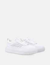 Moncler Altive nubuck suede woman's trainers white -  | Spazio Pritelli