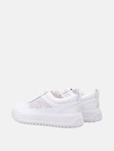 Moncler Altive nubuck suede woman's trainers white -  | Spazio Pritelli