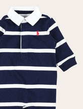 Polo Ralph Lauren baby boy's striped rugby coverall -  | Spazio Pritelli