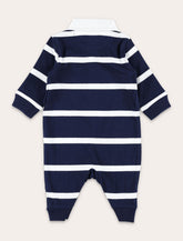 Polo Ralph Lauren baby boy's striped rugby coverall -  | Spazio Pritelli