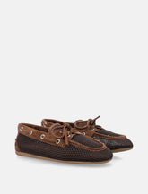 Miu Miu mech and suede Deck shoes -  | Spazio Pritelli