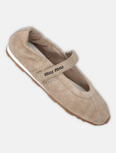Miu Miu Plume suede ballerinas -  | Spazio Pritelli