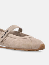 Miu Miu Plume suede ballerinas -  | Spazio Pritelli