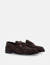 Saint Laurent Le Loafer suede loafers -  | Spazio Pritelli