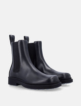 Bottega Veneta Ben Chelsea Boots in Black Calfskin -  | Spazio Pritelli