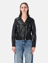 Sword Classic Biker leather jacket -  | Spazio Pritelli