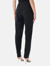 Saint Laurent mid-rise silk Habotai pants -  | Spazio Pritelli