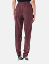 Saint Laurent mid-rise silk Habotai pants -  | Spazio Pritelli