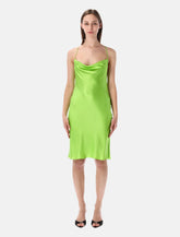 Saint Laurent backless silk satin dress -  | Spazio Pritelli