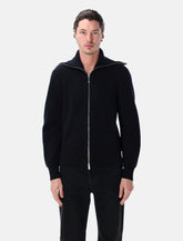 Bottega Veneta wool and cotton zip-up cardigan -  | Spazio Pritelli
