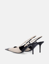 Saint Laurent Jeanne leather slingback pumps -  | Spazio Pritelli