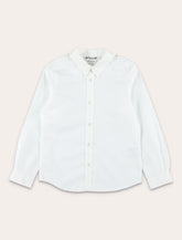 Bonpoint Acteur girls’ shirt in white cotton -  | Spazio Pritelli