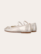 Joie gold leather Cat ballerinas Bonpoint for girl -  | Spazio Pritelli