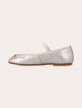 Joie gold leather Cat ballerinas Bonpoint for girl -  | Spazio Pritelli
