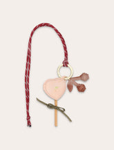 Collana Bonpoint Jaya con cuore in pelle rosa -  | Spazio Pritelli