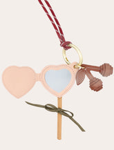 Collana Bonpoint Jaya con cuore in pelle rosa -  | Spazio Pritelli