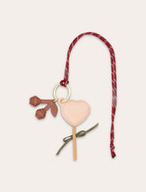 Collana Bonpoint Jaya con cuore in pelle rosa -  | Spazio Pritelli