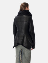 Rick Owens Naska shearling biker jacket -  | Spazio Pritelli