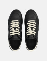 Women’s Minimal Sneak Rick Owens Leather Sneakers -  | Spazio Pritelli