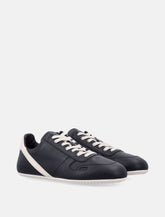 Women’s Minimal Sneak Rick Owens Leather Sneakers -  | Spazio Pritelli