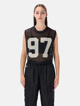 Top in rete nero di PUMA x ROSÉ -  | Spazio Pritelli