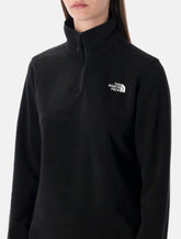 The North Face black Glacier fleece with 1/4 zip -  | Spazio Pritelli